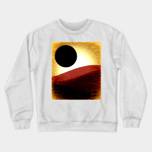 Fire desert Crewneck Sweatshirt by EvgeniiV